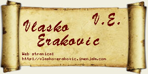 Vlaško Eraković vizit kartica